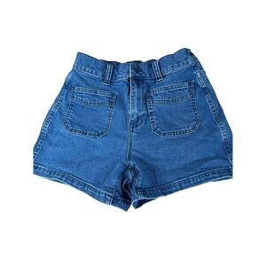 Madewell Jean shorts front hip pockets SZ 26" denim